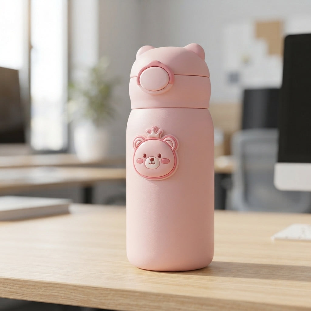 Kids Cartoon Insulated Bottle - lifestyle - Meru Trophy corporate gifting