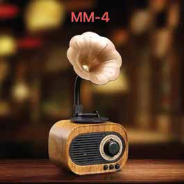 Retro Gramophone Bluetooth Speaker corporate gift - Meru Trophy Bangalore