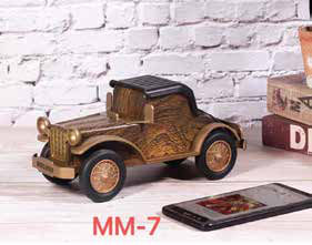 Vintage Car Wooden Bluetooth Speaker corporate gift - Meru Trophy Bangalore