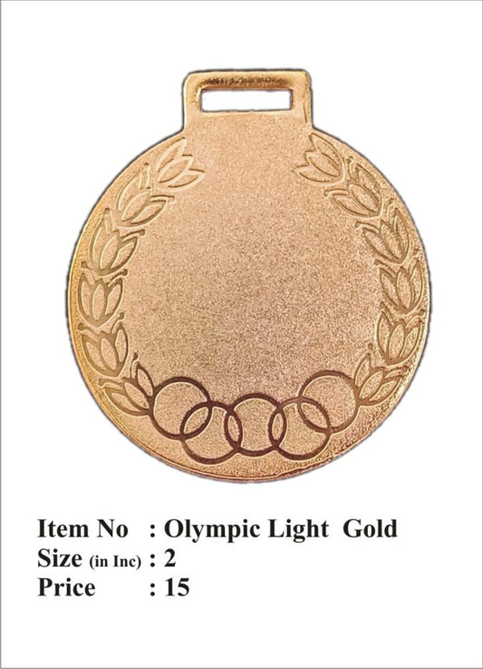 Gold medal award symbolizing achievement and recognition for athletes and students.