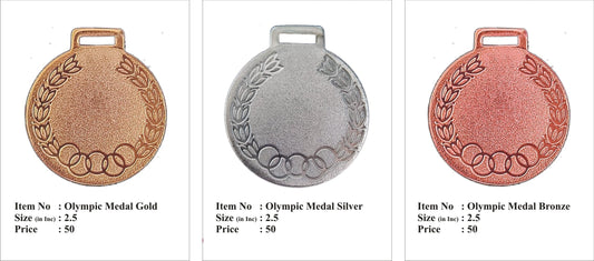 Gold Olympic-style medal; perfect for recognizing achievement.