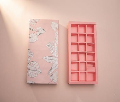 Chocolate Boxes 6x11 Chocolate Gift Box (LEAVES)