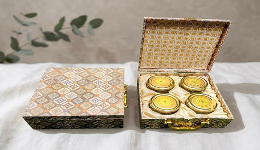 Royal Imperial Jar Series 4-Jar Dry Fruit Gift Box (4JARS -4)