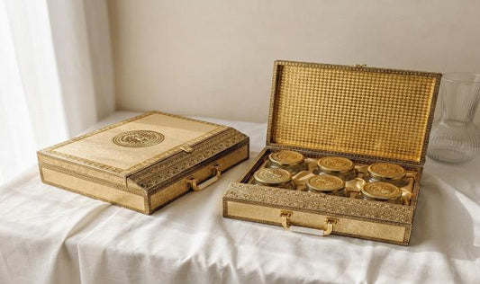 Rajputana Style Boxes 6-Jar Festive Gift Box (GT 111)