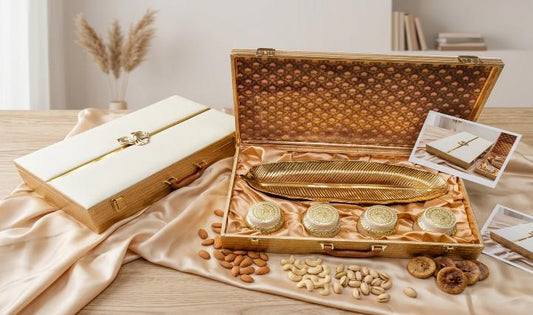 Awesome Series Jar Boxes 4-Jar Dry Fruit Gift Box (2050 PLATTER)