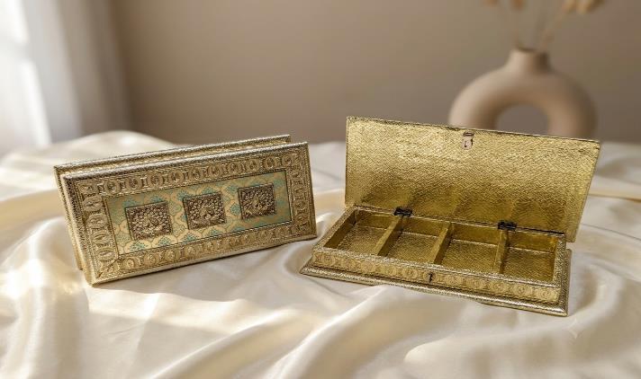 Rajputana Style Boxes 7x13 Festive Gift Box (METAL G4)