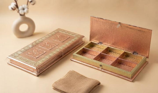 Rajputana Style Boxes 8x16 Festive Gift Box (METAL G-03)