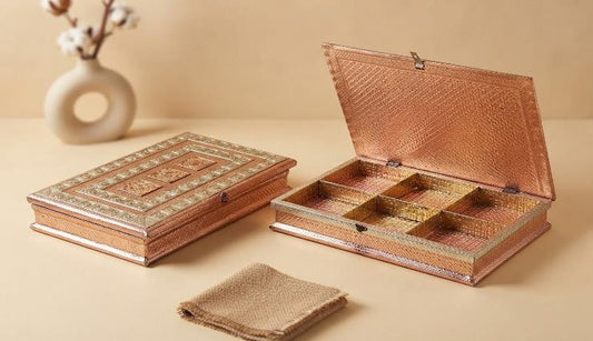 Rajputana Style Boxes 10x15 Festive Gift Box (METAL G-03)