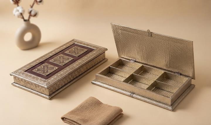 Rajputana Style Boxes 8x16 Festive Gift Box (METAL G-01)
