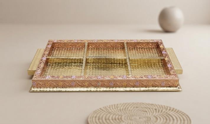 Rajputana Style Boxes 9x16 Festive Gift Box (METAL TRAY 81)