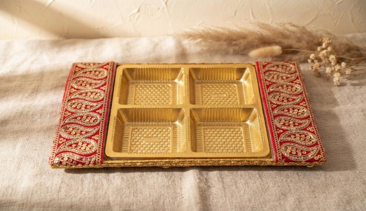 Hamper Tray 9x14 Gift Tray (BORDER TRAY)