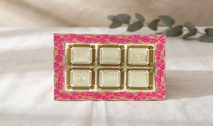 Hamper Tray 12x16 Gift Tray (GOLDEN TOPPER)
