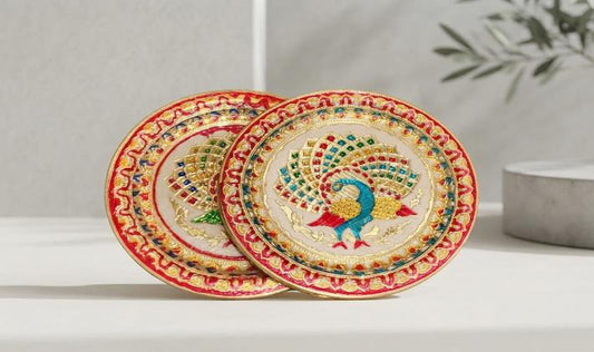 Hamper Tray 12 INCH Gift Tray (ROUND MORE PRINT PLATE)