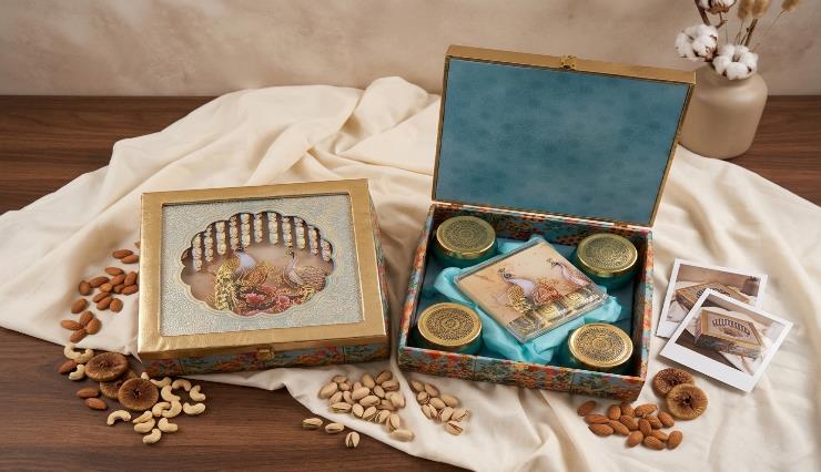 Awesome Series Jar Boxes 4-Jar Dry Fruit Gift Box (M.0107)