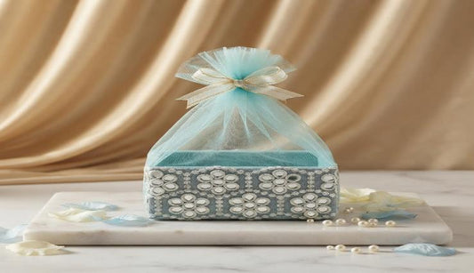 Hamper Basket 6x6x3 Gift Basket (MIRROR BASKET)