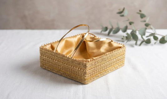 Hamper Basket 4-Jar Gift Basket (G (BASKET))
