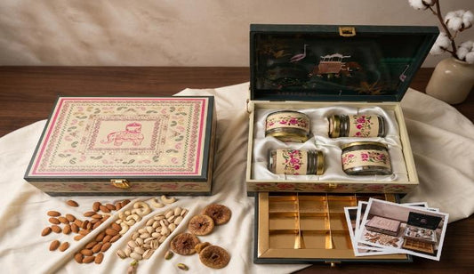 Awesome Series Jar Boxes 4-Jar Dry Fruit Gift Box (M.062)