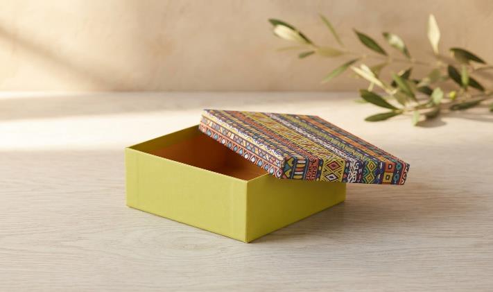 Rigid Boxes 8x8x4 Festive Gift Box (FANCY RIGID BOX) #2