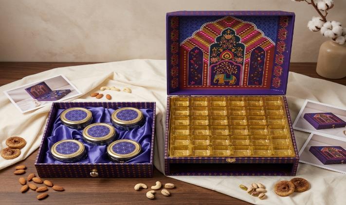Awesome Series Jar Boxes 12x12x5.5 Dry Fruit Gift Box (M.095)