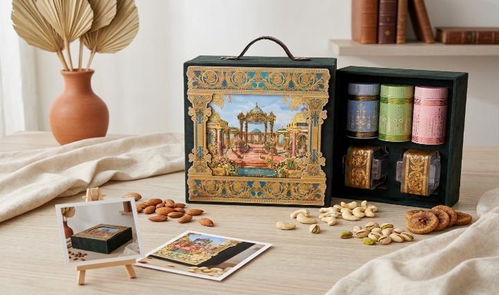 Awesome Series Jar Boxes 11x11x5 Dry Fruit Gift Box (M.0111)