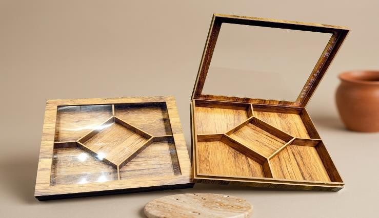 Wooden Chocolate Box Chocolate Gift Box (JP 5063)
