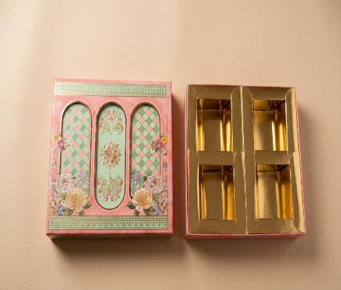 Dry Fruit Boxes(6 X 10) 8x8 Dry Fruit Gift Box (44)