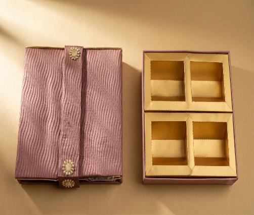 Dry Fruit Boxes(8 X 8) 8x8 Dry Fruit Gift Box (ATC 751)