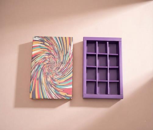 Chocolate Boxes 6x8 Chocolate Gift Box (ABSTRACT)