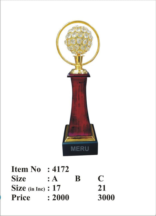 Crystal Globe Trophy - Recognition Award