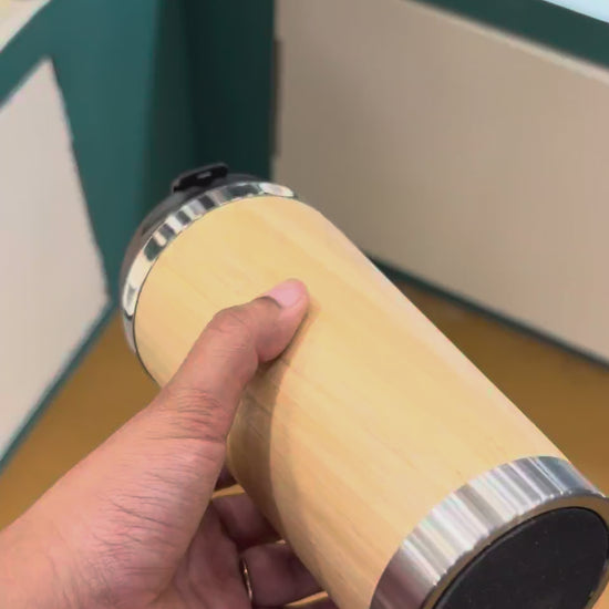 Bamboo Travel Mug with Wooden Handle 480 ml – MGH 7039