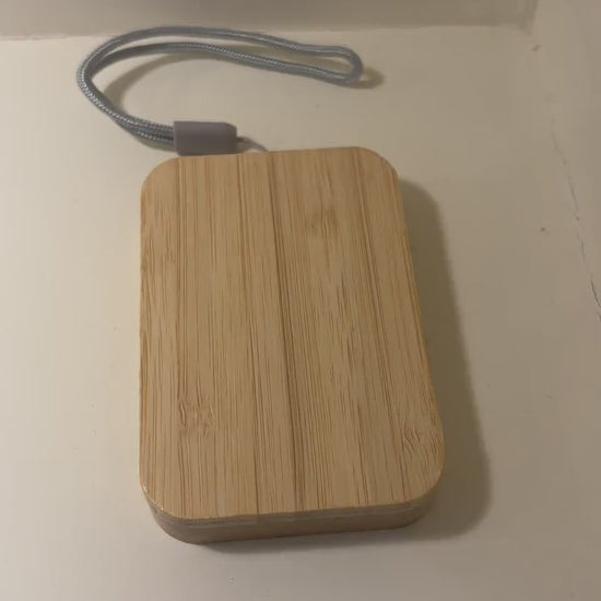 Bamboo USB Cable Set Keychain - video IMG_9533