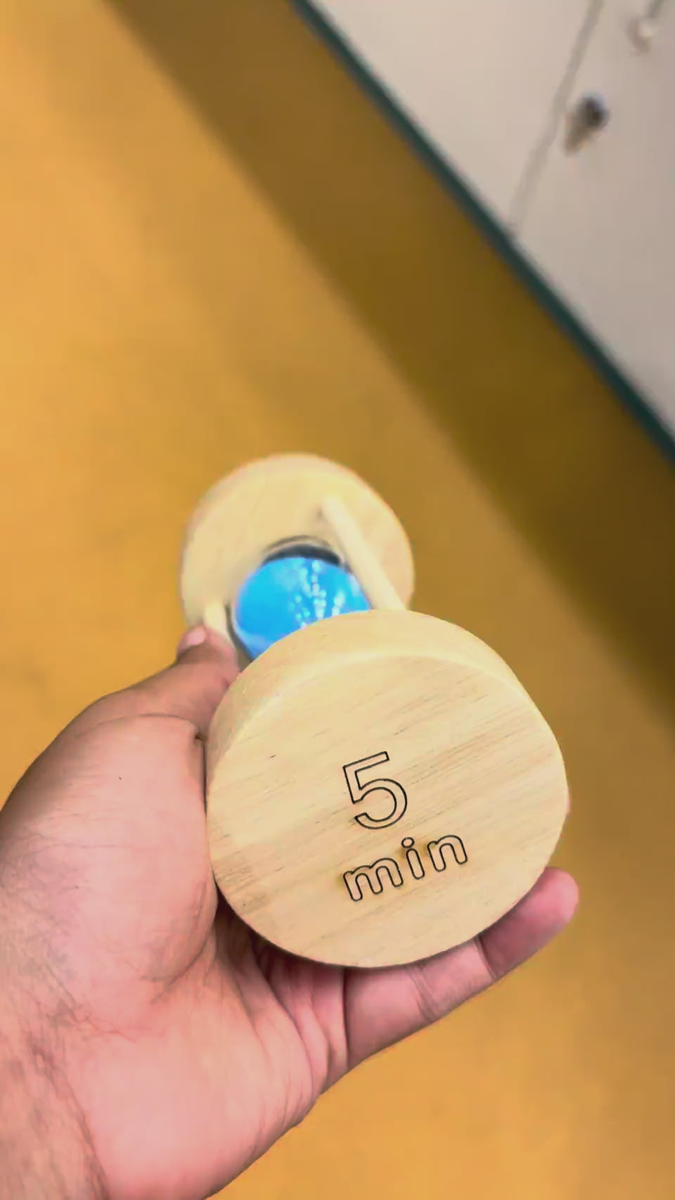 Wood Sand Timer Desk Hourglass - 5 Minute