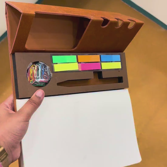 Sticky Flag Dispenser & Whiteboard Notepad Set