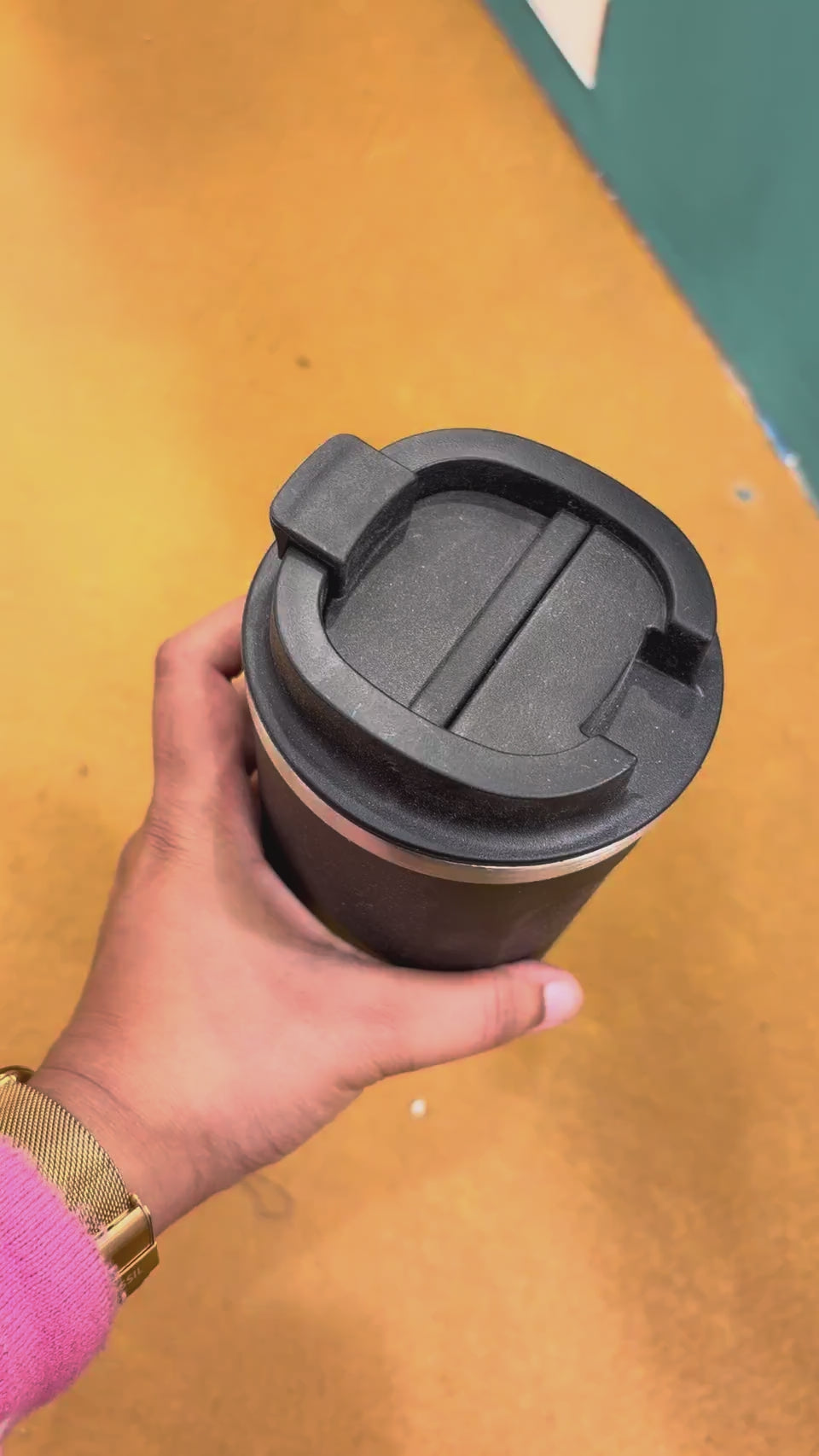 Insulated Travel Tumbler with Flip Lid 500 ml – MGH 3116