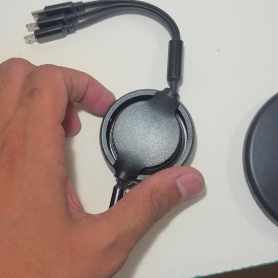 Retractable Multi-Port Charging Cable