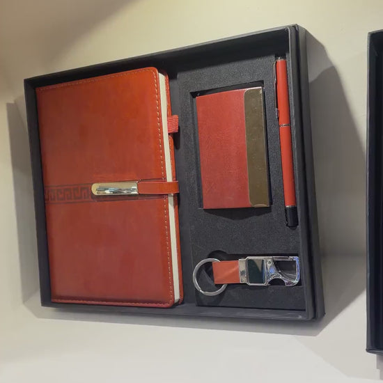 Leather Executive Diary Gift Set - Black video