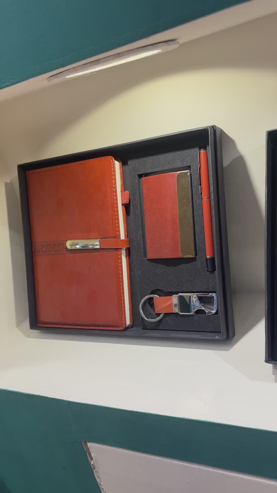 Leather Executive Diary Gift Set - Black video