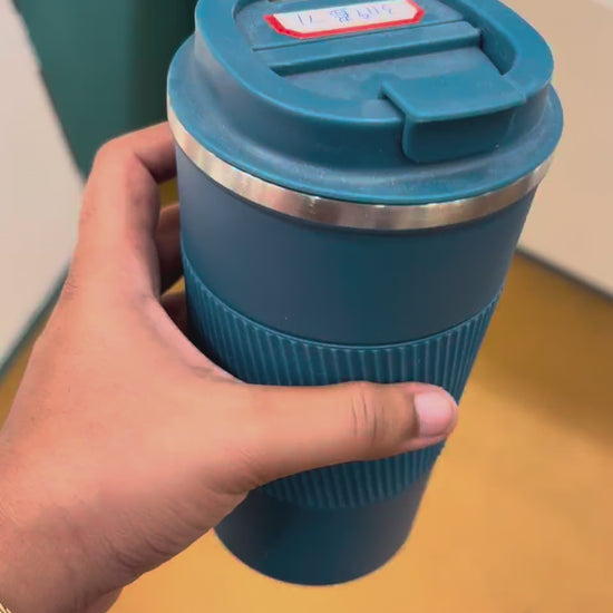 Coffee Tumbler with Flip Lid 500 ml - Blue