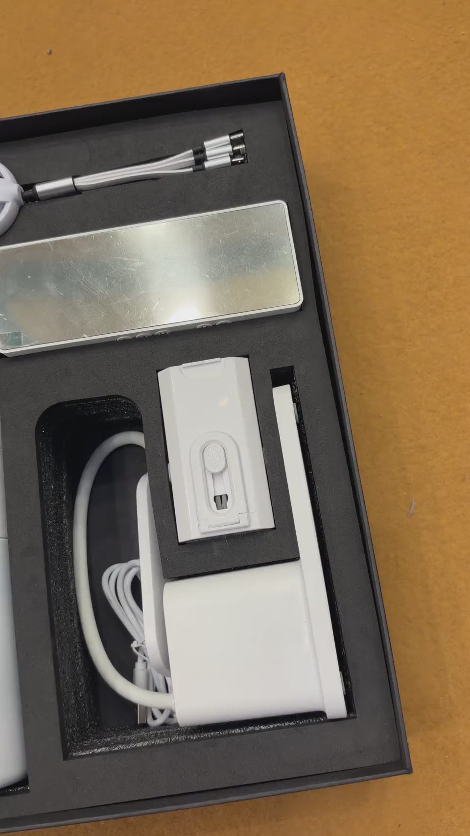 Corporate Travel Desk Hamper — Bottle, Power Bank, Charger & Umbrella