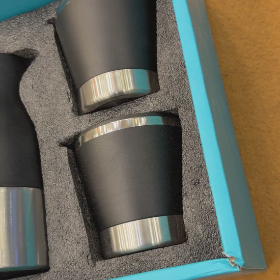 Vacuum Carafe & Cups Gift Set - Teal Box