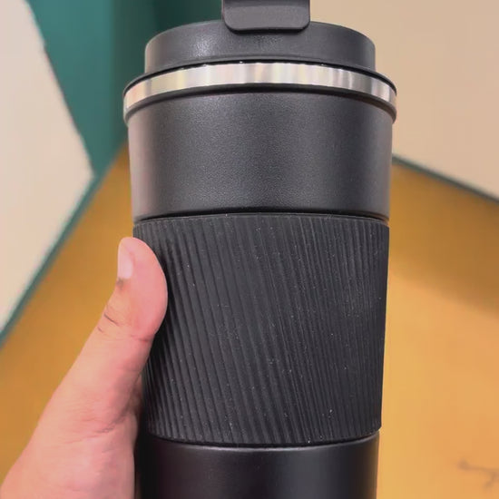 Coffee Tumbler with Flip Lid 500 ml - Black