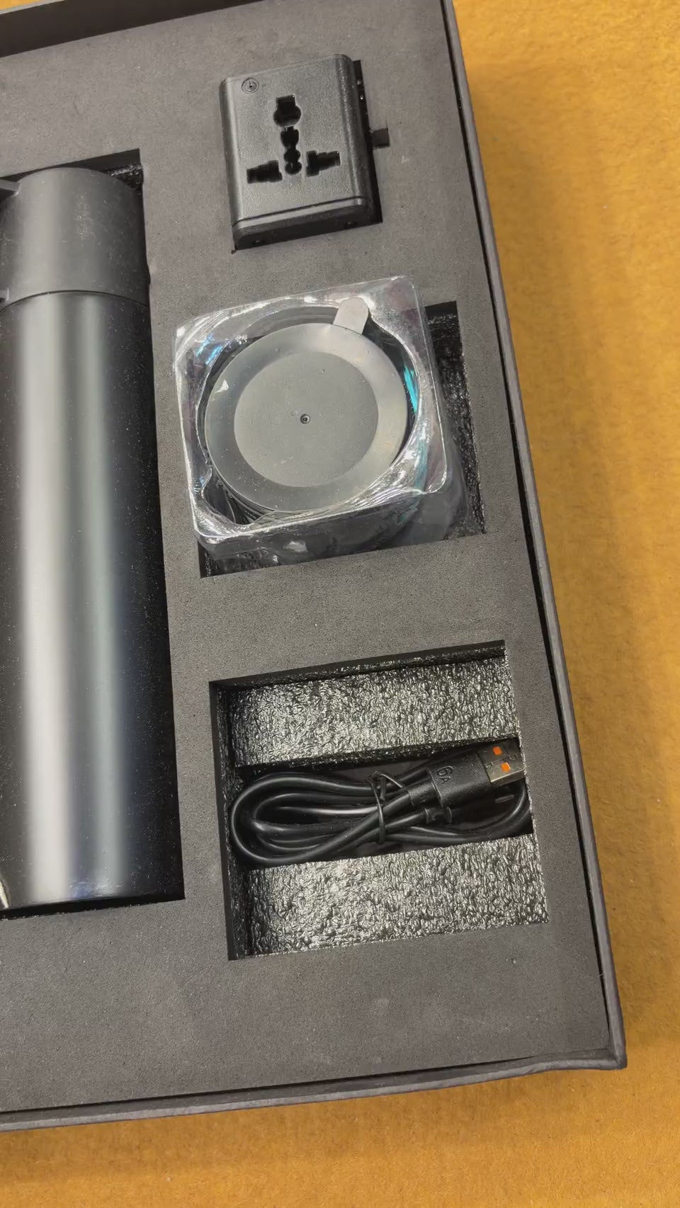 Corporate Travel Desk Hamper — Bottle, Power Bank, Charger & Umbrella