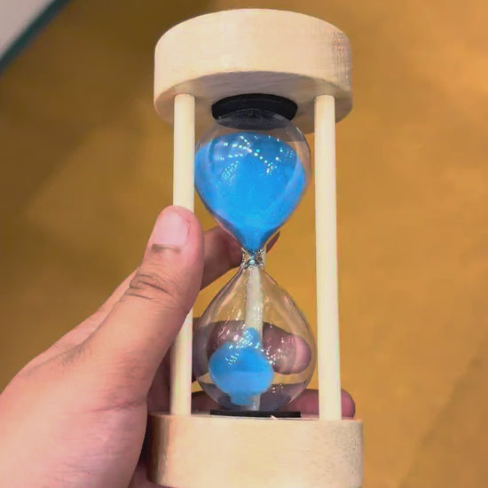 Wood Sand Timer Desk Hourglass - 5 Minute