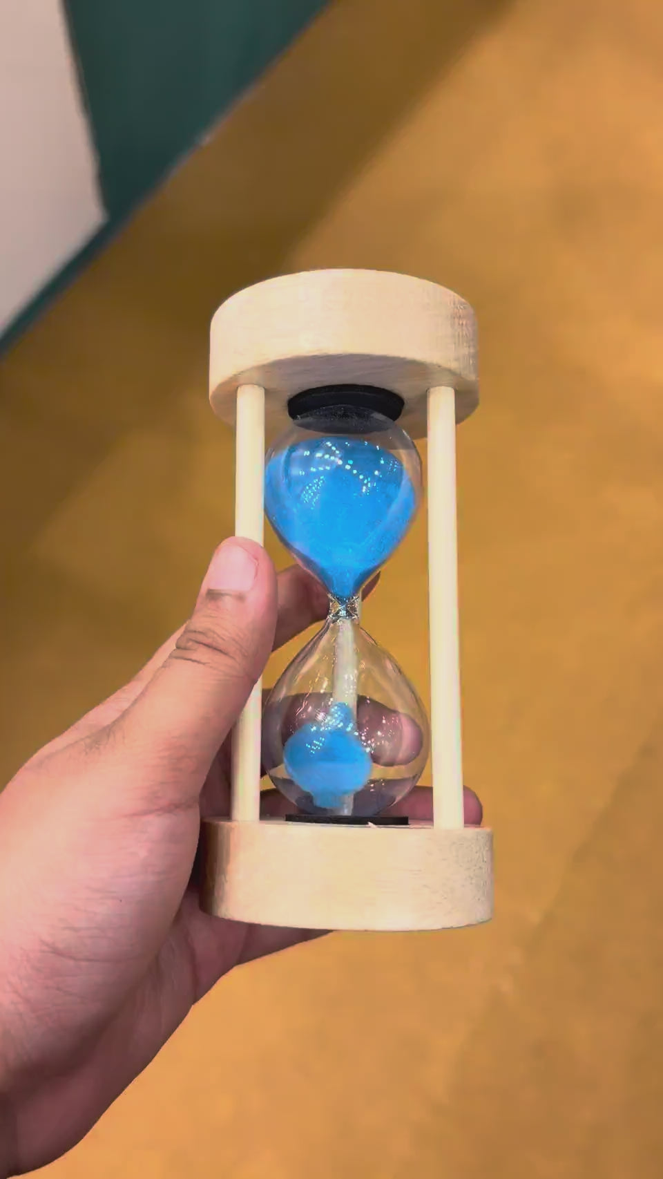 Wood Sand Timer Desk Hourglass - 5 Minute