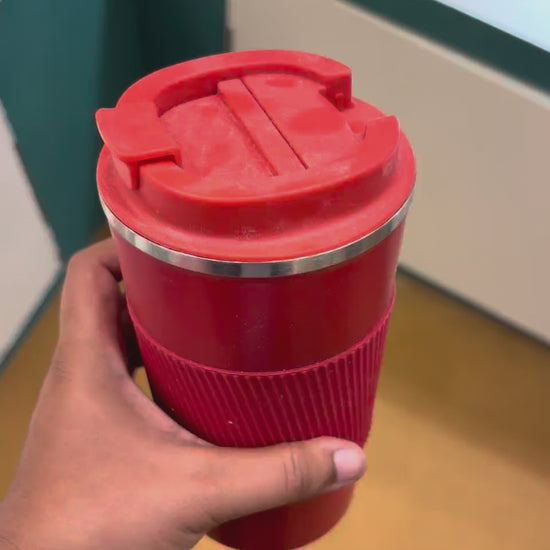 Coffee Tumbler with Flip Lid 500 ml - Red