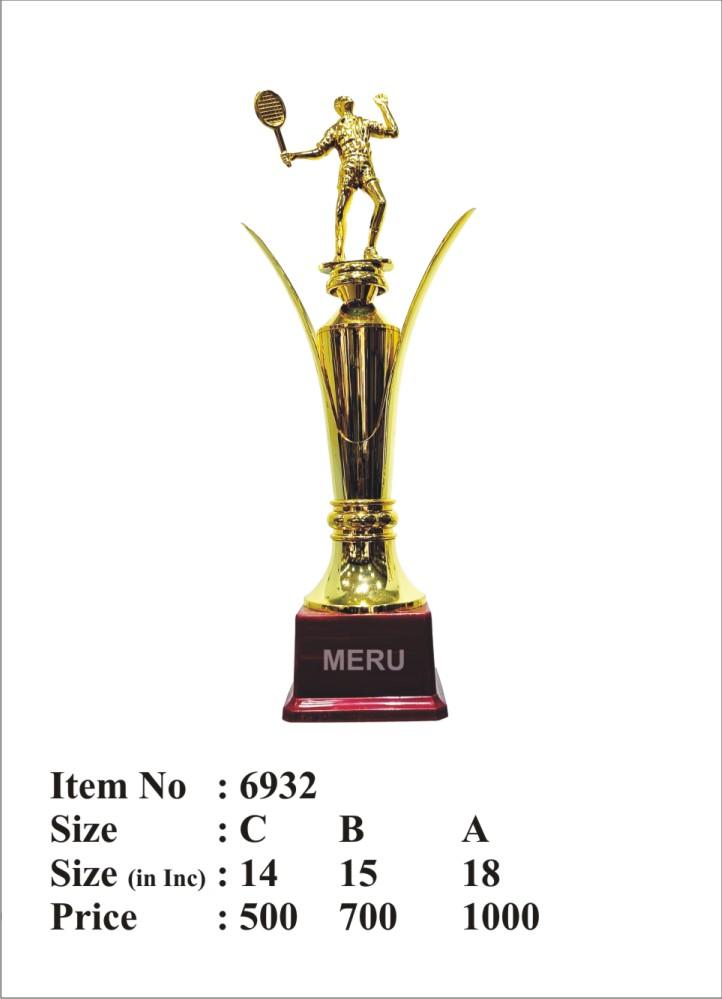 Gold Tennis Trophy - Champion's Award