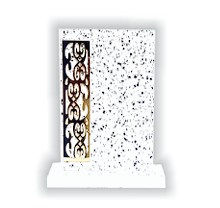Elegant wooden memento trophy for awards and recognition.