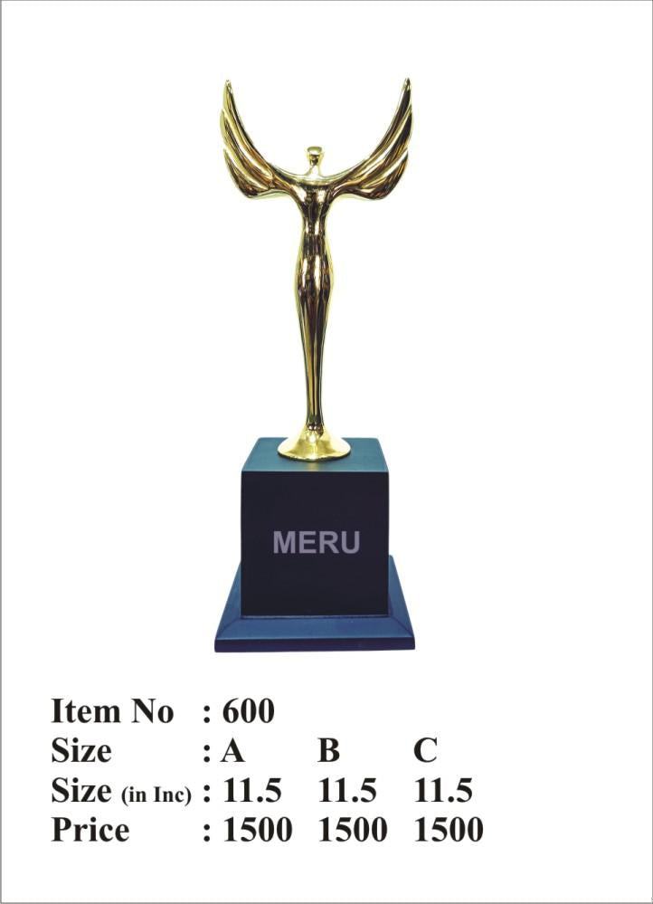 Winged Victory Trophy - Gold Award for Recognition