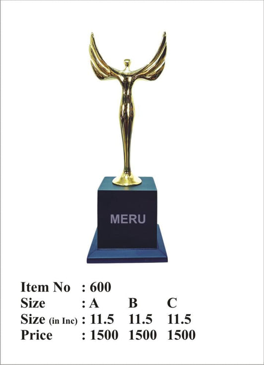 Winged Victory Trophy - Gold Award for Recognition