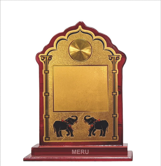 Wooden Elephant Award - Black Elephant Detail